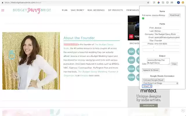 Sheetsmail  from Chrome web store to be run with OffiDocs Chromium online