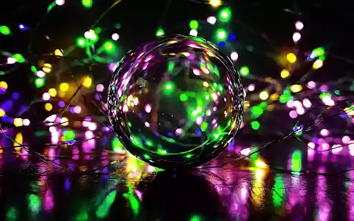 Shimmering ball  from Chrome web store to be run with OffiDocs Chromium online
