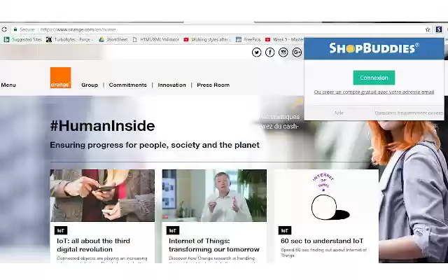 ShopBuddies  from Chrome web store to be run with OffiDocs Chromium online