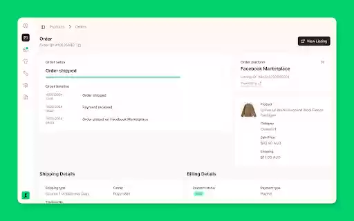Shopfront  from Chrome web store to be run with OffiDocs Chromium online
