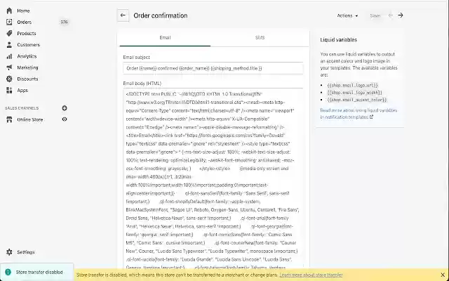Shopify Email Template Exporter by UpOrder  from Chrome web store to be run with OffiDocs Chromium online