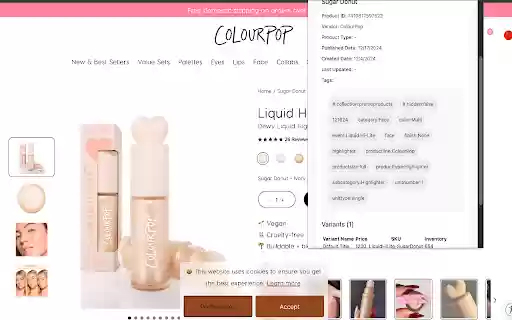 Shopify Product Helper  from Chrome web store to be run with OffiDocs Chromium online