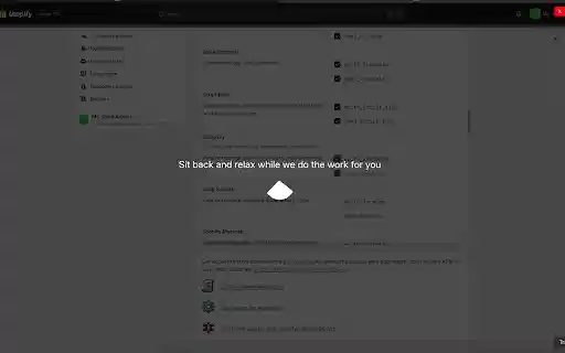 Shopify Store Automation Tool  from Chrome web store to be run with OffiDocs Chromium online