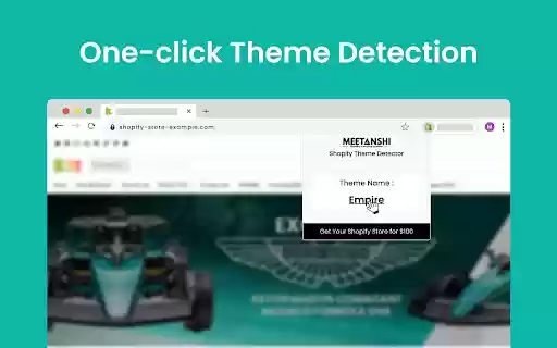 Shopify Theme Detector by Meetanshi  from Chrome web store to be run with OffiDocs Chromium online