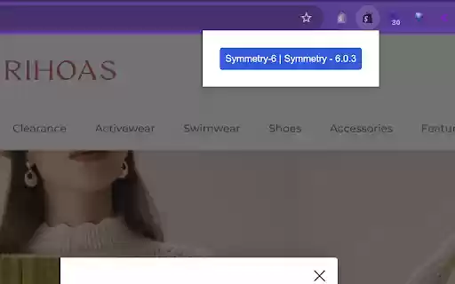 Shopify theme name detector  from Chrome web store to be run with OffiDocs Chromium online