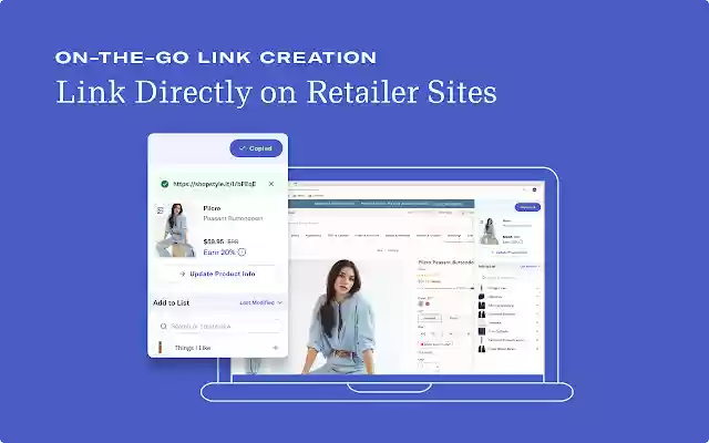 ShopStyle Collective LinkIt  from Chrome web store to be run with OffiDocs Chromium online