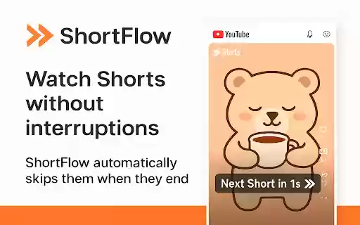 ShortFlow  from Chrome web store to be run with OffiDocs Chromium online