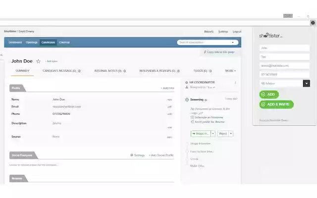 Shortlister Connect from Chrome web store to be run with OffiDocs Chromium online Shortlister Connect from Chrome web store to be run with OffiDocs Chromium online
