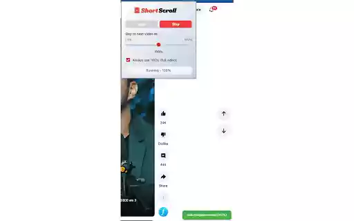 Short Scroll Youtube Shorts Auto Navigator  from Chrome web store to be run with OffiDocs Chromium online