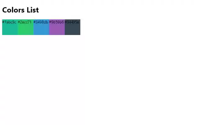 Show My Colors  from Chrome web store to be run with OffiDocs Chromium online