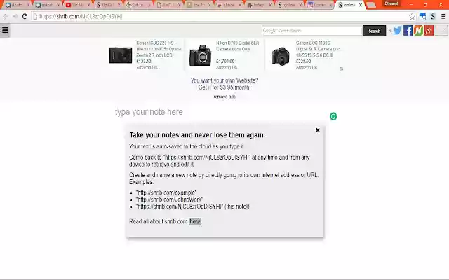 Shribed  from Chrome web store to be run with OffiDocs Chromium online