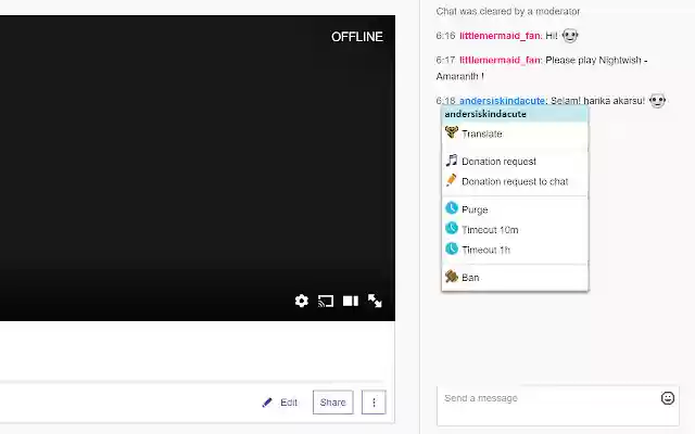 ShroomMod Moderation Helper  from Chrome web store to be run with OffiDocs Chromium online