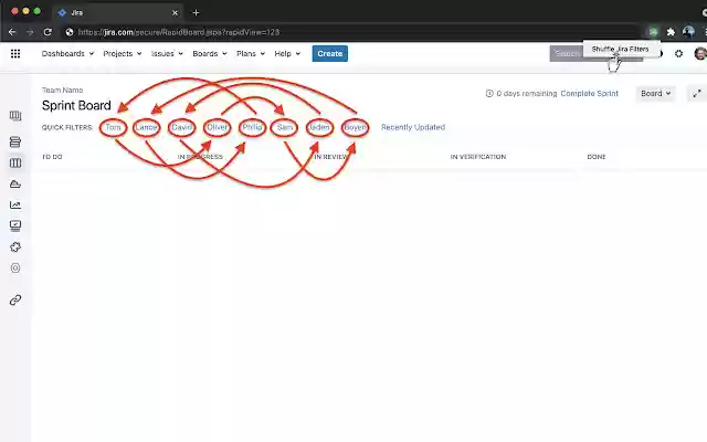 Shuffle Jira quick filters and swimlanes from Chrome web store to be run with OffiDocs Chromium online Shuffle Jira quick filters and swimlanes from Chrome web store to be run with OffiDocs Chromium online