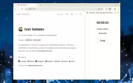 Shuriken: Tasks manager for Invoice Ninja  from Chrome web store to be run with OffiDocs Chromium online