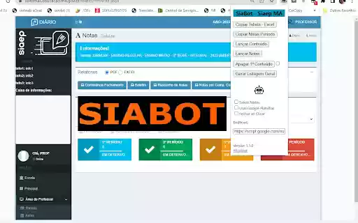 SiaBot Siaep MA  from Chrome web store to be run with OffiDocs Chromium online