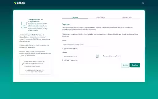 Sicoob | Internet banking  from Chrome web store to be run with OffiDocs Chromium online