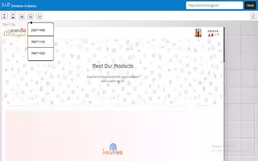S.I.D Simulation in Devices  from Chrome web store to be run with OffiDocs Chromium online