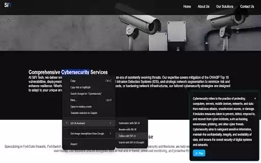 SiFi AI Assistant  from Chrome web store to be run with OffiDocs Chromium online