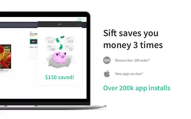 SIFT Automatic Money Back  from Chrome web store to be run with OffiDocs Chromium online