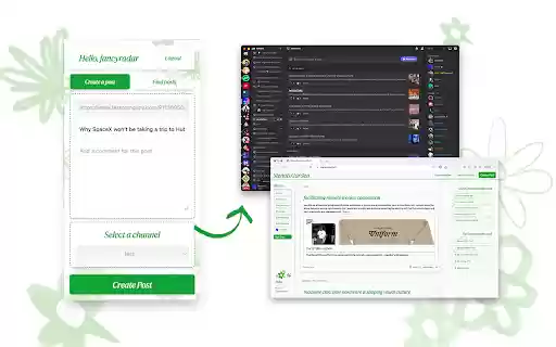 Signals Garden  from Chrome web store to be run with OffiDocs Chromium online