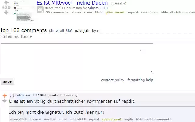 Signaturen auf reddit from Chrome web store to be run with OffiDocs Chromium online Signaturen auf reddit from Chrome web store to be run with OffiDocs Chromium online