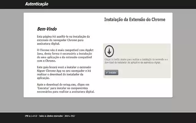 Signer Chrome App dal Chrome Web Store da eseguire con OffiDocs Chromium online