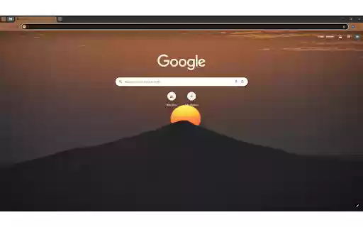 Silhouette of Mountain during Sunset  from Chrome web store to be run with OffiDocs Chromium online