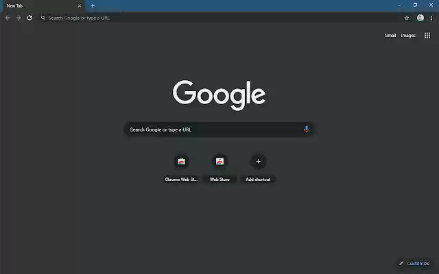 silver lining BLUE dark theme  from Chrome web store to be run with OffiDocs Chromium online