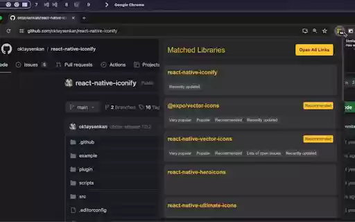 Chrome 网上商店中类似的 React Native 库可与 OffiDocs Chromium 在线运行