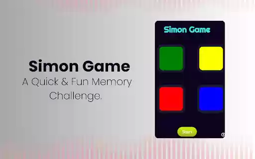 Simon game  from Chrome web store to be run with OffiDocs Chromium online