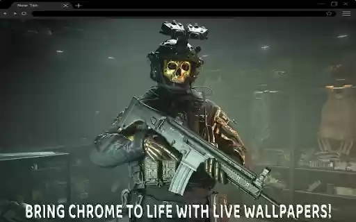 Simon Ghost Riley Call of Duty Live Wallpaper  from Chrome web store to be run with OffiDocs Chromium online
