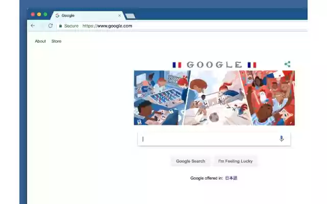 Simple Blue  from Chrome web store to be run with OffiDocs Chromium online