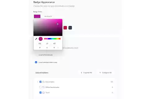 Simple Bookmark Counter  from Chrome web store to be run with OffiDocs Chromium online