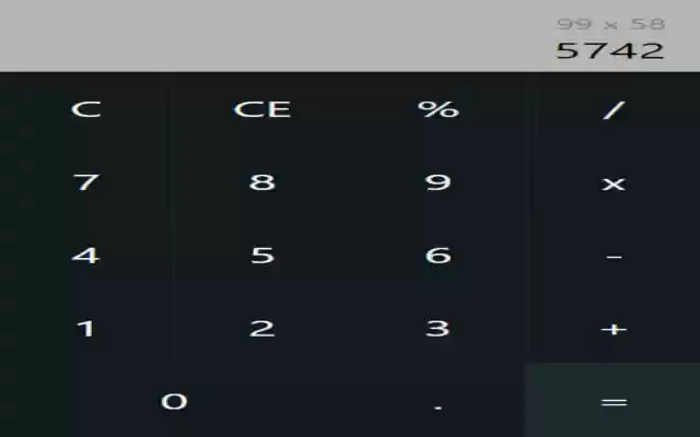 Simple Calculator (+ / X)  from Chrome web store to be run with OffiDocs Chromium online