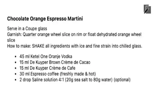 simple d recipe  from Chrome web store to be run with OffiDocs Chromium online