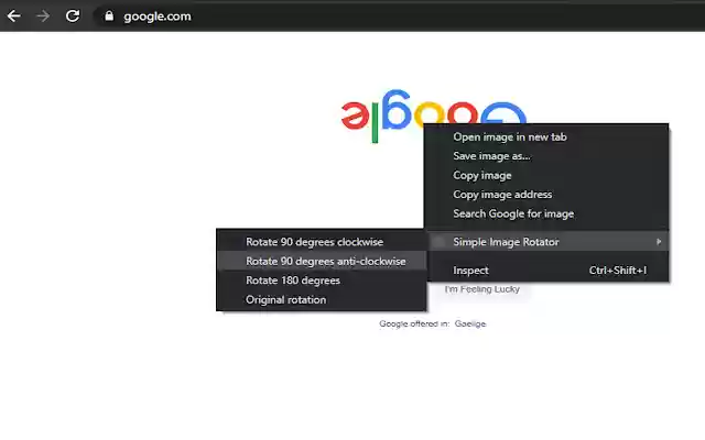 Simple Image Rotator  from Chrome web store to be run with OffiDocs Chromium online