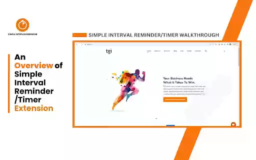 Simple Interval/Timer  from Chrome web store to be run with OffiDocs Chromium online