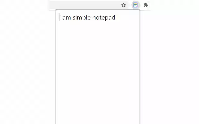 Simple NotepadExt from Chrome web store to be run with OffiDocs Chromium online Simple NotepadExt from Chrome web store to be run with OffiDocs Chromium online