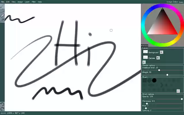 Simple Paint  from Chrome web store to be run with OffiDocs Chromium online
