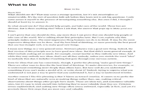 Simple Reader Extension  from Chrome web store to be run with OffiDocs Chromium online