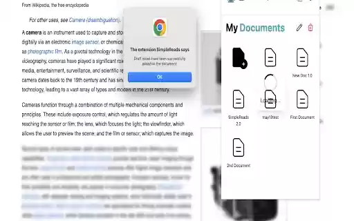 SimpleReads from Chrome web store to be run with OffiDocs Chromium online SimpleReads from Chrome web store to be run with OffiDocs Chromium online