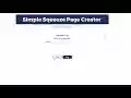 Simple Squeeze Page Maker from Chrome web store to be run with OffiDocs Chromium online Simple Squeeze Page Maker from Chrome web store to be run with OffiDocs Chromium online