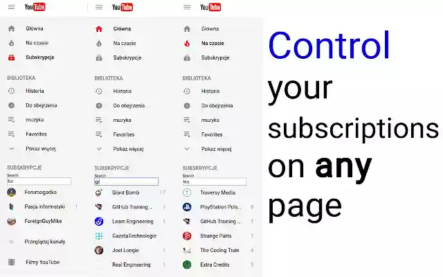 Simple subscription management from Chrome web store to be run with OffiDocs Chromium online Simple subscription management from Chrome web store to be run with OffiDocs Chromium online