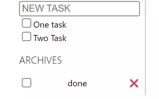 Simple Task Manager  from Chrome web store to be run with OffiDocs Chromium online