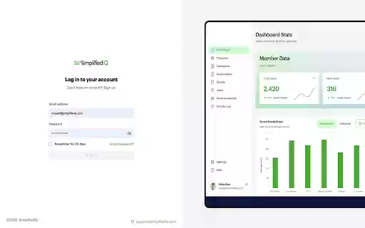SimplifiedIQ Proctoring  from Chrome web store to be run with OffiDocs Chromium online