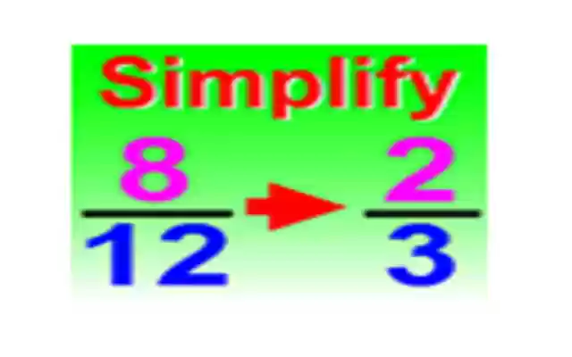 Simplify Fractions Calculator  from Chrome web store to be run with OffiDocs Chromium online