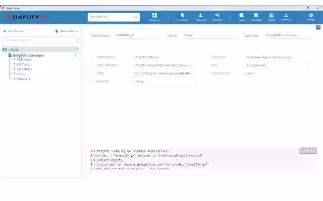 Simplify Object Manager  from Chrome web store to be run with OffiDocs Chromium online