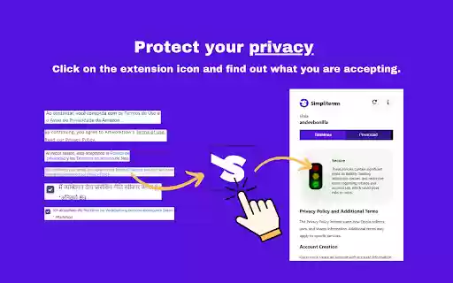 Simpliterms  from Chrome web store to be run with OffiDocs Chromium online