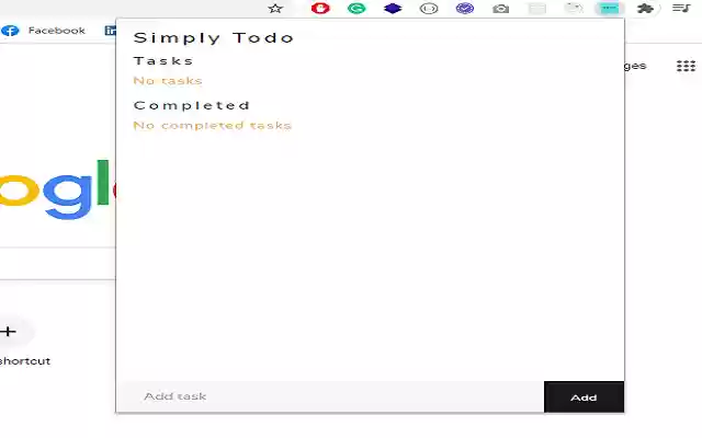 Simply Todo  from Chrome web store to be run with OffiDocs Chromium online