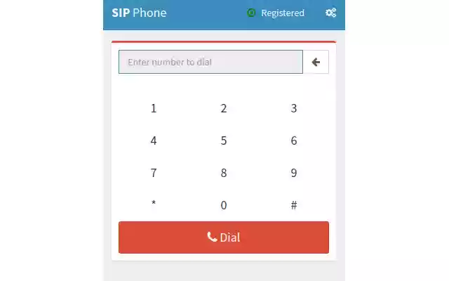 SIP Phone  from Chrome web store to be run with OffiDocs Chromium online